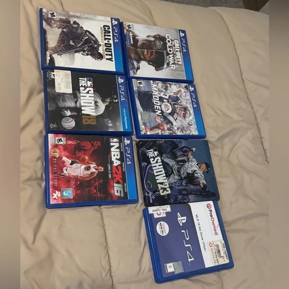 Sony PS4 Gaming Bundle with Controller and Games